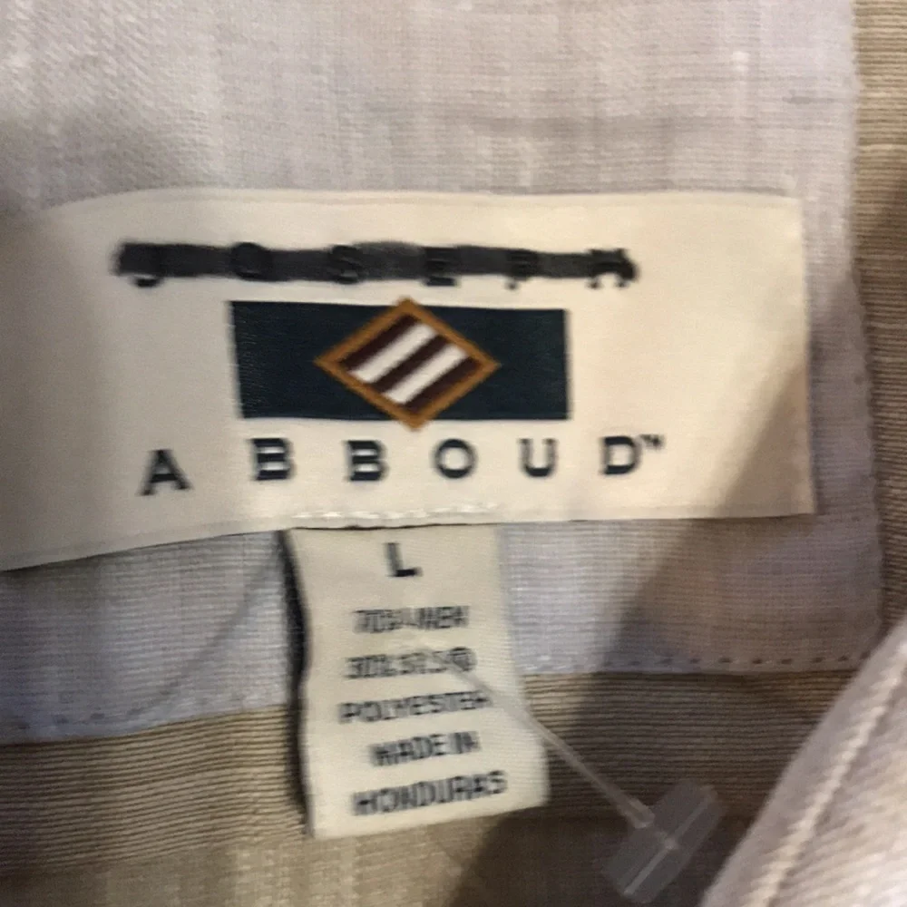 ❤️230)NWT Mens long sleeve casual shirt in putty. Multiple sizes Aero Linen - Picture 3 of 9